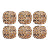 Traditionele Iraanse Geometrische Onderzetters – Ronde Artistieke Houten Set