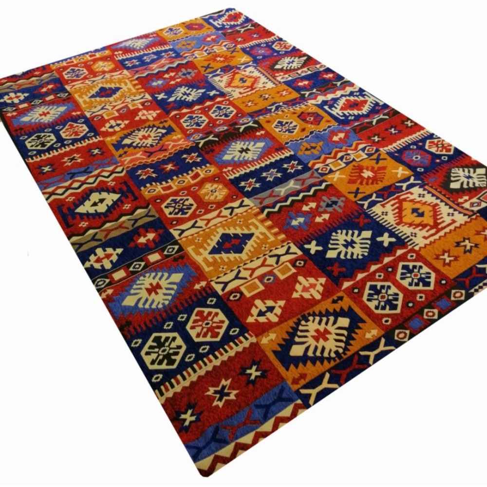 Grote Boho Perzische stijl vloermat binnenshuis Bokhara