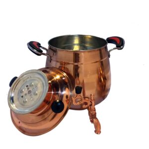 Perzische koperen fornuis-samowar theemaker 5-liter