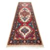 Handgeknoopt Perzisch Heriz Atoosa Loper (Klassiek Bloemenmedaillon) - Rode Wol