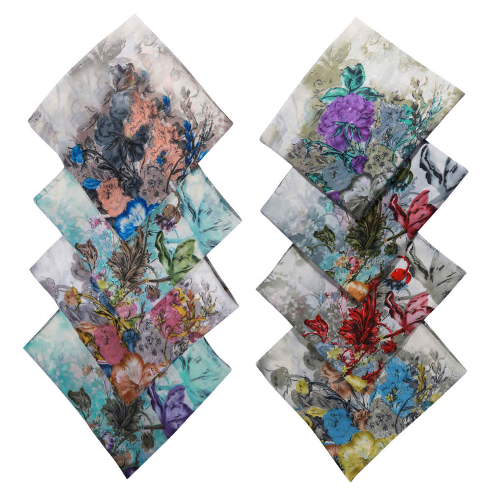 Zomersjaal Bahar – Roze Bloemenprint