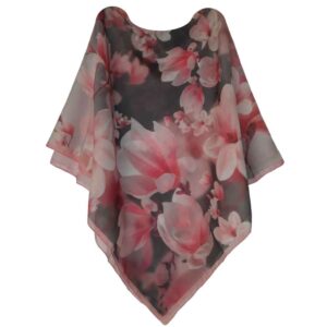 Zomersjaal Shokofeh – Roze Bloemenprint