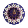 Glas-in-lood Wandklok met Geometrisch Patroon Arghavan