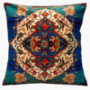 Blauwe Etnische Velvet Kussenhoezen – Haris Model (Set van 2)