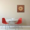 Handgemaakte Perzische houten wandklok model Slimi