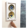 Decoratieve wand-sleutelhouder met ontwerp Cheshm Nazar 02