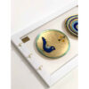 Decoratieve wand-sleutelhouder met ontwerp Cheshm Nazar 02