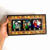 Handgemaakte Perzische houten wand-sleutelhanger Model Khatoon