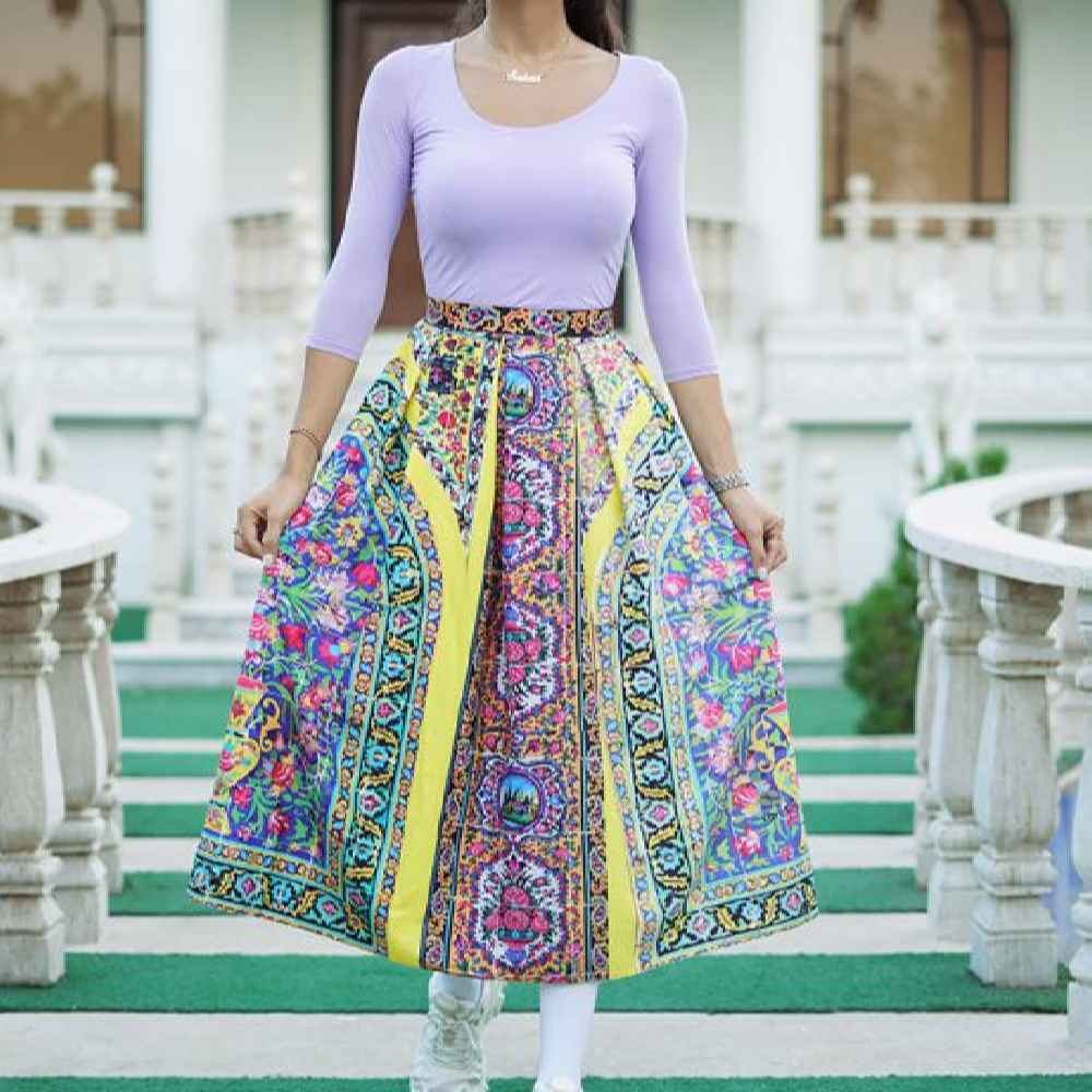 Perzische Damesrok – Model Golestan Geel