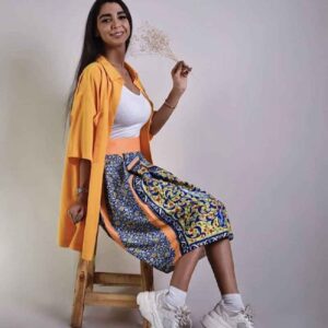 Perzische Damesrok – Model Golsa Oranje
