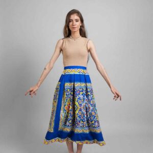Perzische Damesrok – Model Sareh Blauw