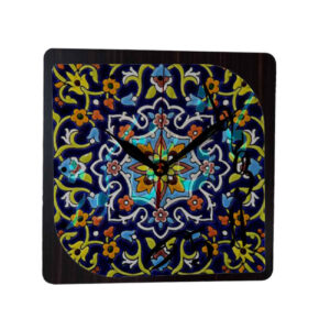 Vierkante Houten Wandklok – Model Javid