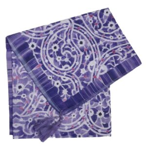 Artistieke print zomersjaal voor dames – Baharan Ontwerp