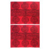 Rode Stoffen Placemats – Model Anar (Set van 2)