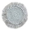 Set van 4 Handgemaakte Macramé Placemats – Rond Design