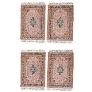 Set van 4 Polyester Placemats – Tapijtstijl Model Barzin