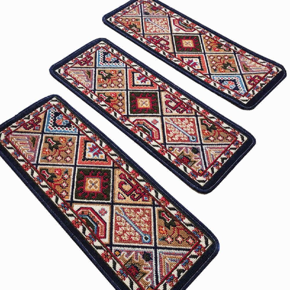 Set van 5 Antislip Deurmatten Zarin – Perzisch Rood