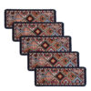 Set van 5 Antislip Deurmatten Zarin – Perzisch Rood