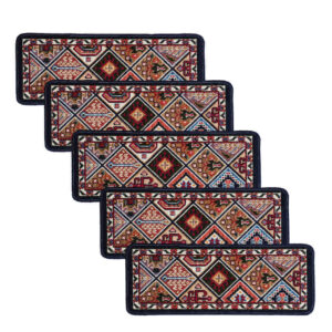 Set van 5 Antislip Deurmatten Zarin – Perzisch Rood