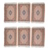 Polyester Placemats Tapijtstijl - Model Almas (Set van 6)