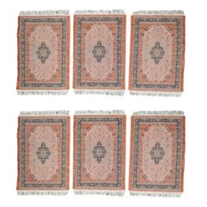 Polyester Placemats Tapijtstijl – Model Almas (Set van 6)