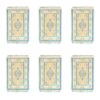 Polyester Placemats Tapijtstijl - Model Sahra (Set van 6)