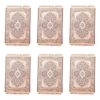Polyester Placemats Tapijtstijl - Model Sarv (Set van 6)