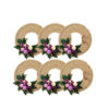 Vilten Placemats Rond - Model Golsa - Set van 7