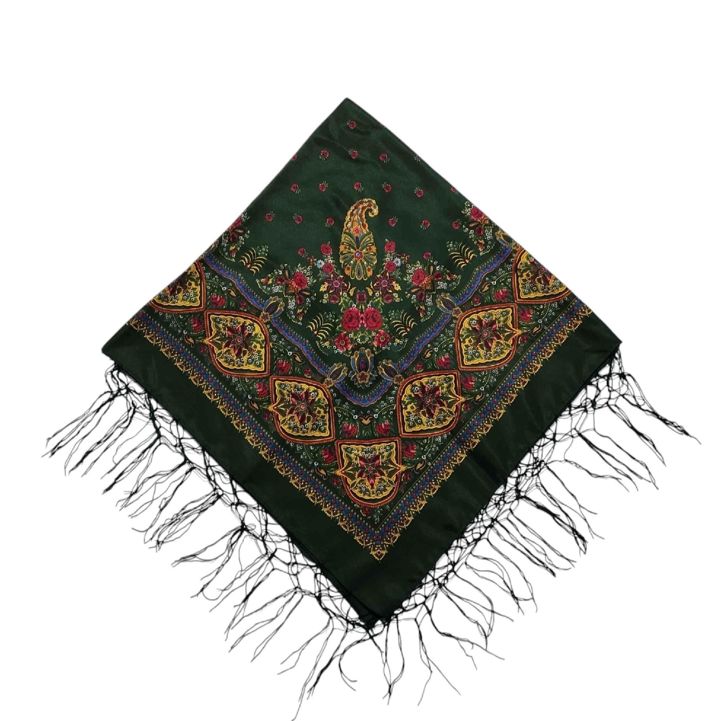 Torkaman Katoenen Sjaal – Paisley & Bloemen
