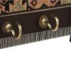 Handgemaakte Perzische houten wand-sleutelhanger – Tapijtweefmachine