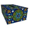 Rustieke Houten Tissuebox Hoes Azadeh – Perzisch Bloemenpatroon