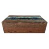 Rustieke Houten Tissuebox Hoes Darya – Natuurlijk Hout