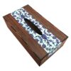 Rustieke Houten Tissuebox Hoes Golasa – Bloemen Perzische Stijl
