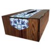 Rustieke Houten Tissuebox Hoes Golasa – Bloemen Perzische Stijl