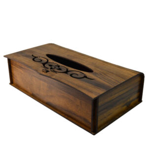 Rustieke Houten Tissuebox Hoes Kiana – Perzische Stijl