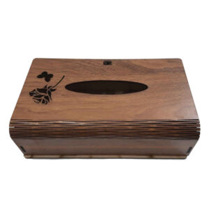 Rustieke Houten Tissuebox – Model Parvaneh