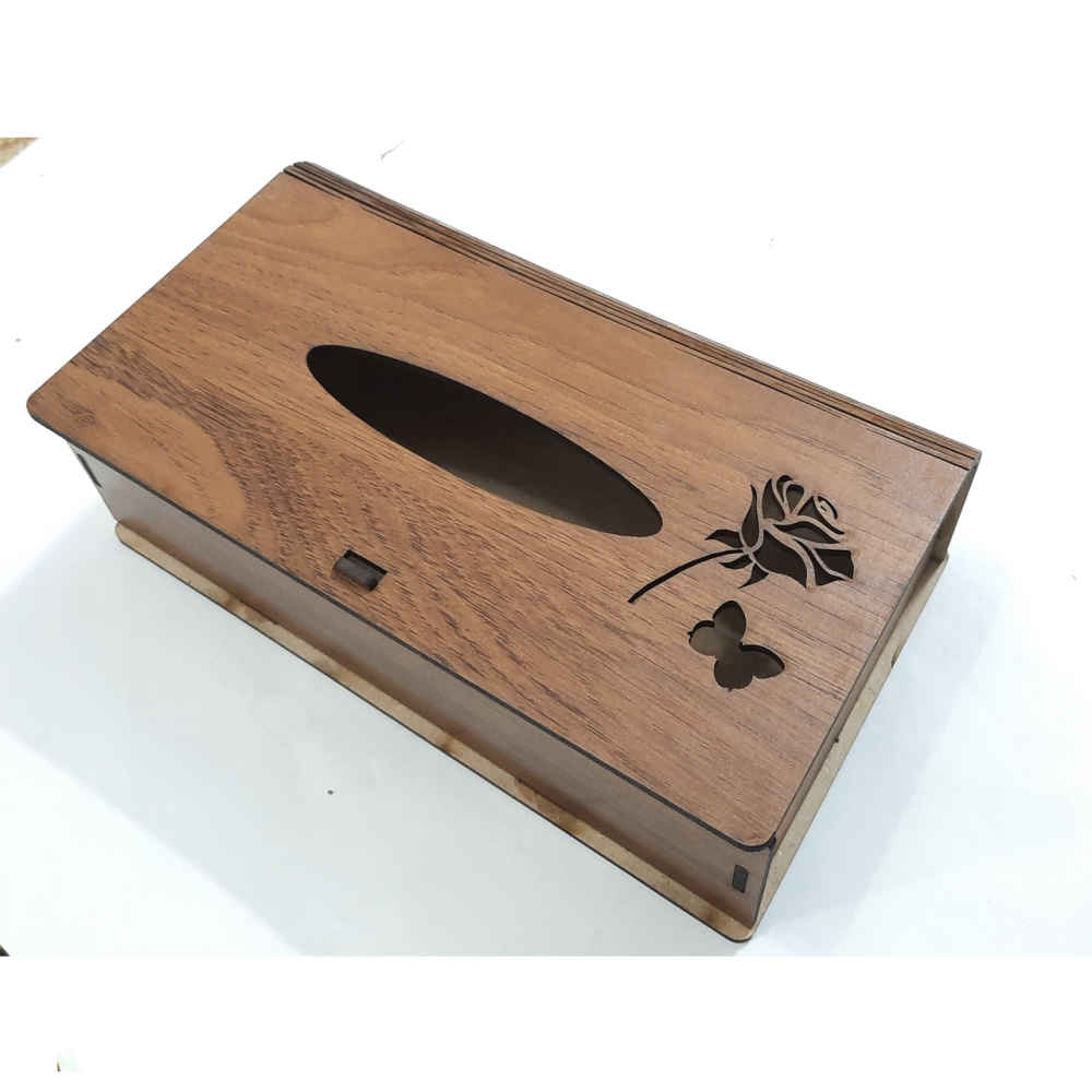 Rustieke Houten Tissuebox – Model Parvaneh