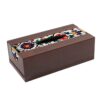 Rustieke Houten Tissuebox – Model Tara Bloemen