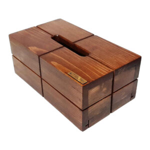Rustieke Houten Tissuebox – Model Telan