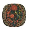 Gol Vogels & Bloemen Onderzetters – Ronde Iraanse Artistieke Houten Set