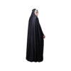 Premium zwarte overhead-chador – Volledig bedekkend islamitisch gewaad (Jelveha)
