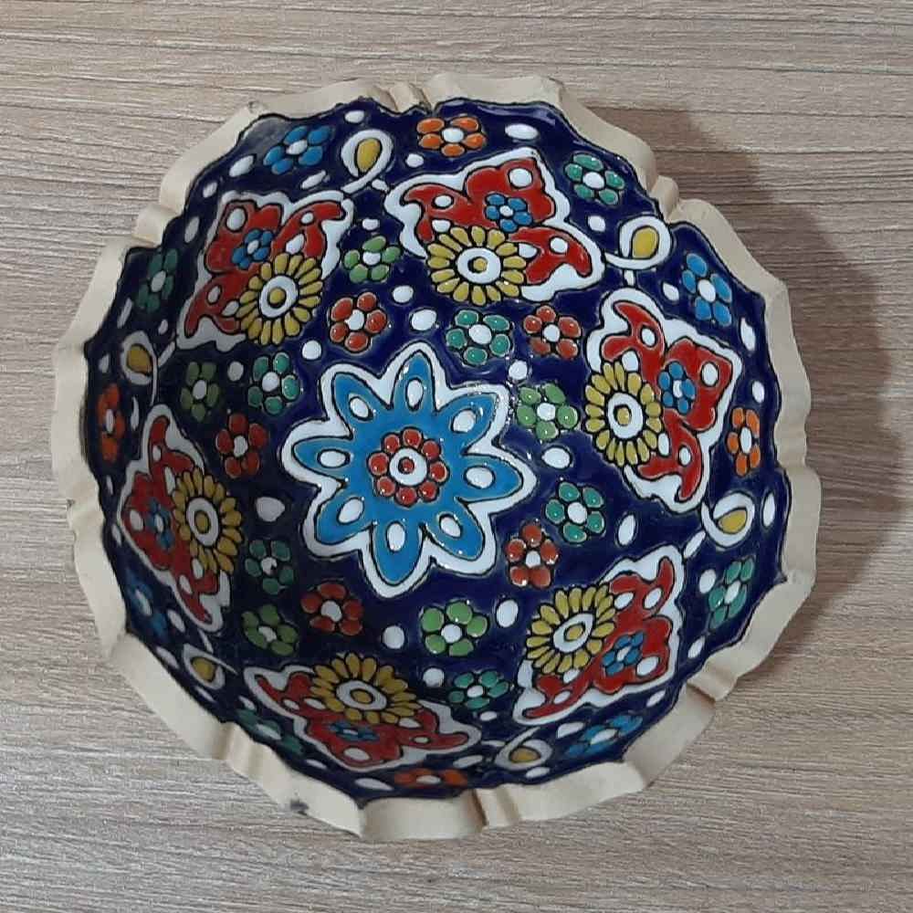 Handgemaakte Decoratieve Minakari Aardewerken Kom & Bord Model Zina