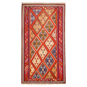 Perzisch Wol Kilim Tapijt Handgeweven in Fars Traditioneel Ana