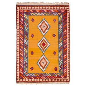 Perzisch Wol Kilim Tapijt Handgeweven in Fars Traditioneel Arman