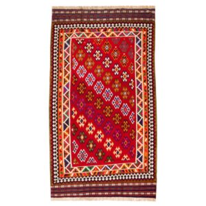 Perzisch Wol Kilim Tapijt Handgeweven in Fars Traditioneel Arsalan
