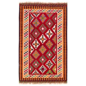 Perzisch Wol Kilim Tapijt Handgeweven in Fars Traditioneel Babak
