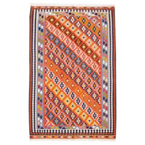Perzisch Wol Kilim Tapijt Handgeweven in Fars Traditioneel Olkaa