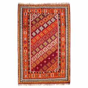 Perzisch Wol Kilim Tapijt Handgeweven in Fars Traditioneel Shahin