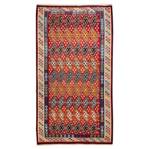 Perzisch Wol Kilim Tapijt Handgeweven in Fars Traditioneel Tarlan