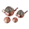 Perzische Dubbele Koperen Theepot - Sadaf Authentiek Design